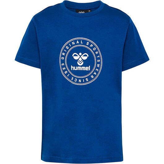 Hummel T-shirt - hmlTres Circle - Estate Blue