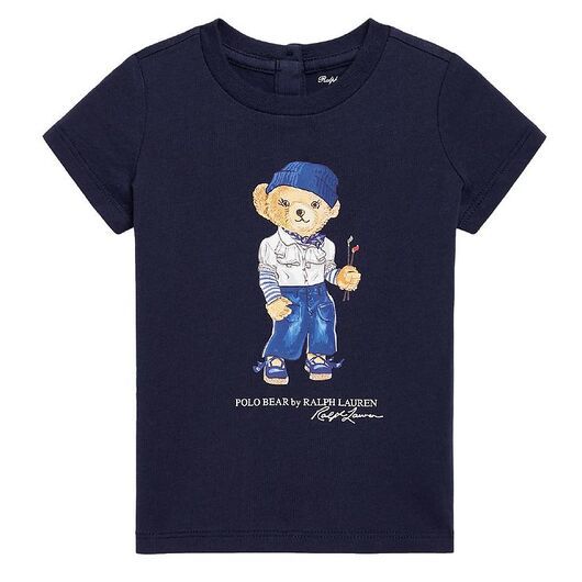 Polo Ralph Lauren T-shirt - SBTS II - Marinblå m. Tryck