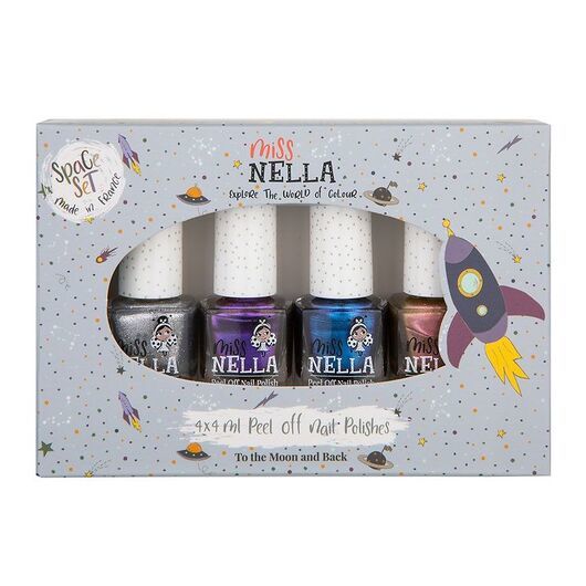 Miss Nella Nagellack - 4-pack - Space Set