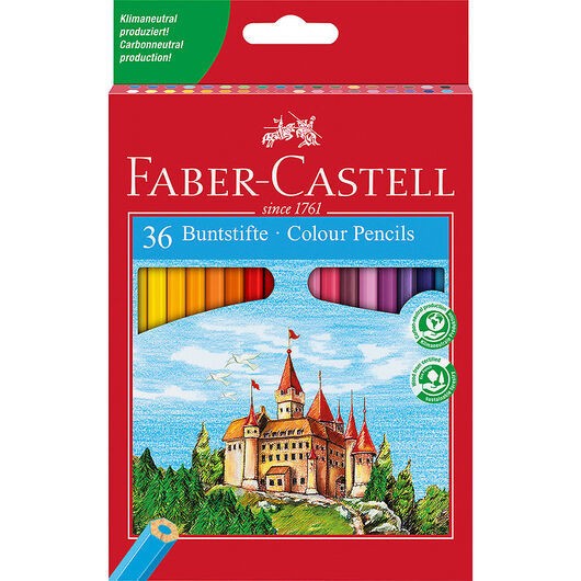 Faber-Castell Färgpennor - Slott - 36 st. - M