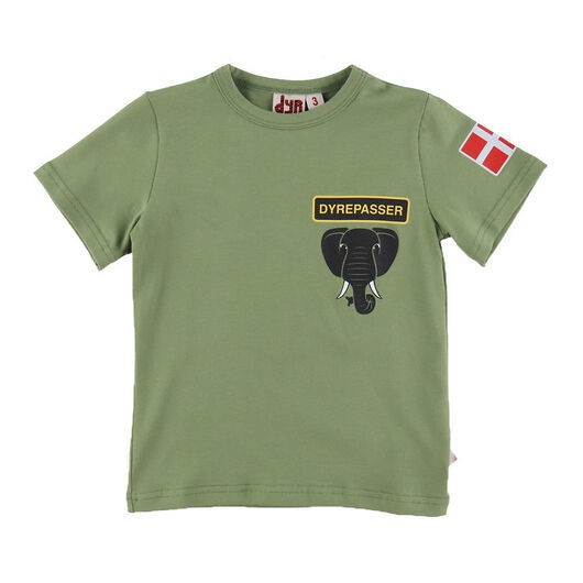 DYR T-shirt - Djurskötare - Sage Elefant