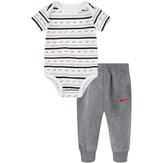Nike Sweatpants/Body k/ä - Swoosh Stripe - Carbon Heather