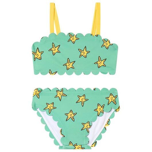 Stella McCartney Kids Bikini - UV50+ - Grön m. Sjöstjärna