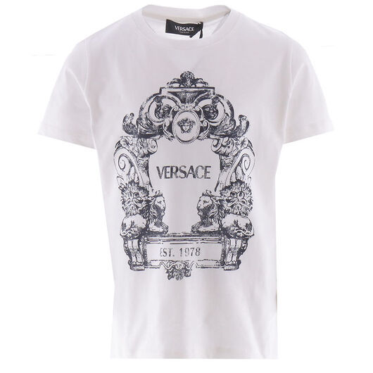 Versace T-shirt - Vit/Marinblå