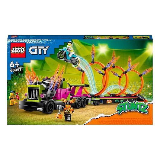 LEGOÂ® City Stuntz - Stuntbil och eldringsutmaning 60357 - 479 De