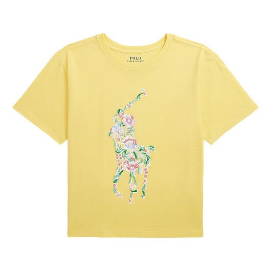 Polo Ralph Lauren T-shirt - C Aip - Oasis Yellow m. Logo