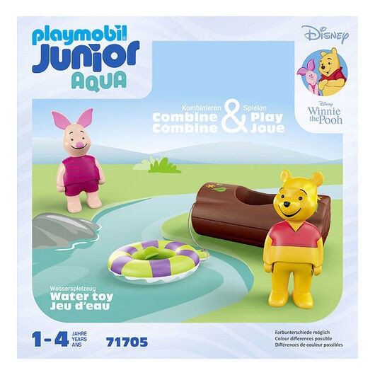 Playmobil 1.2.3/Disney - Nalle Puh & Piglet's Water Adventure -