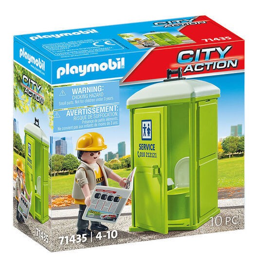 Playmobil City Action - Mobil toalett - 71325 - 10 Delar