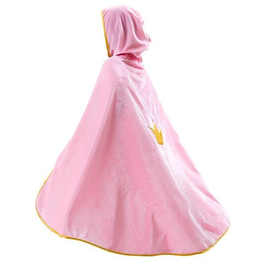 Den Goda Fen Maskeradkläder - Princess cape - Rosa