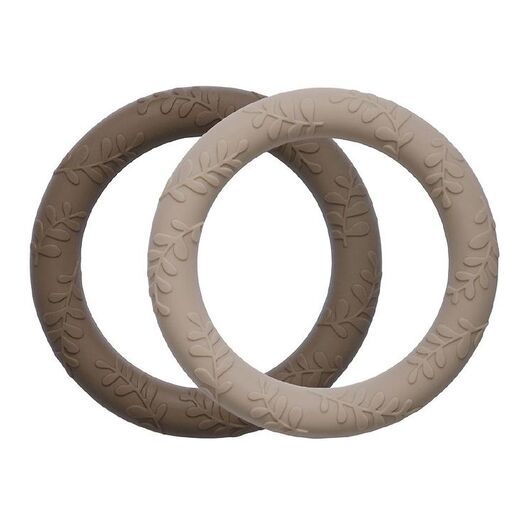 A Little Lovely Company Bitring - 2-pack - Löv - Taupe