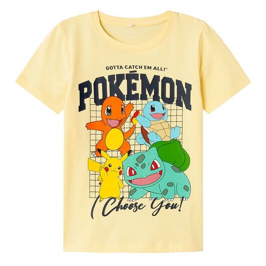 Name It T-shirt - NkmAdan Pokémon - Dubbel Cream
