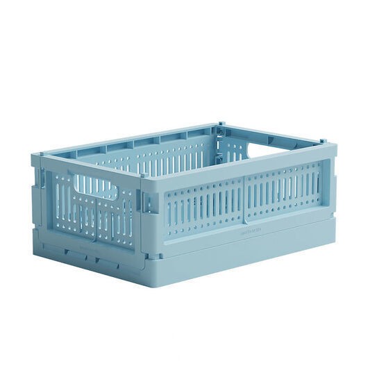 Made Crate Förvaringslåda - Mini - 24x17x9,5 cm - Kristall Blue