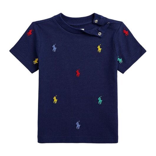 Polo Ralph Lauren T-shirt - Classics - Marinblå m. Logotyper