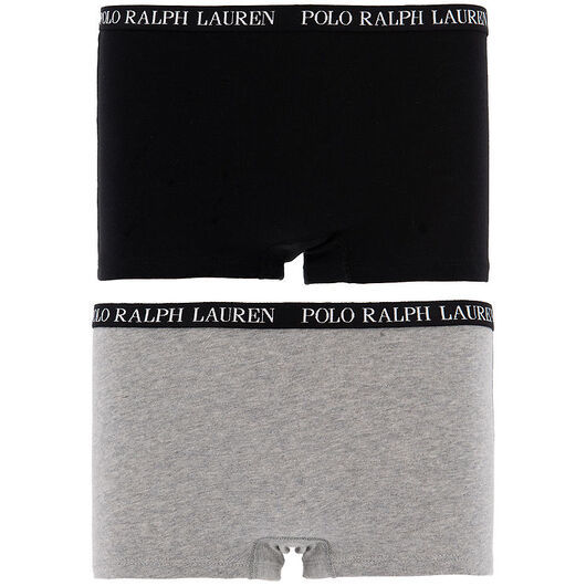 Polo Ralph Lauren Hipstertrosor - 2-pack - Svart/Gråmelerad