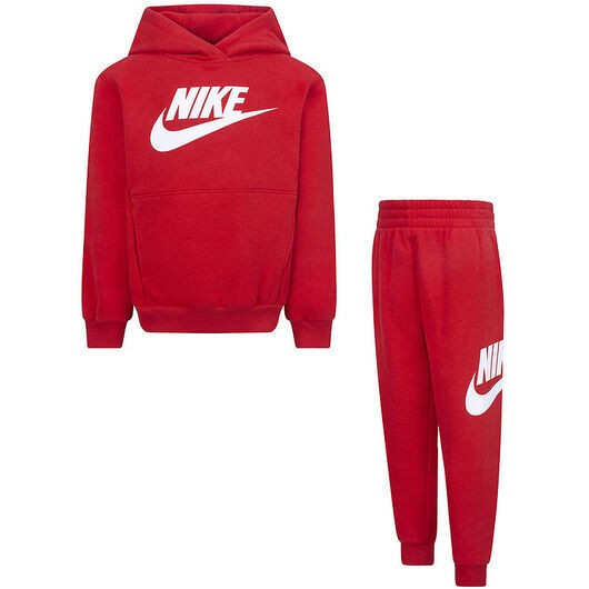 Nike Sweatset - University Red m. Vit
