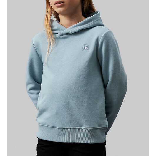 Calvin Klein Hoodie - Monogram Mini Märke - blekt Denim