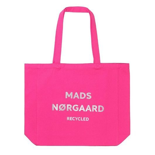 Mads Nørgaard Shopper - Athene - Shocking Pink/Silver