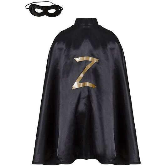 Great Pretenders Maskeradkläder - Zorro - Svart