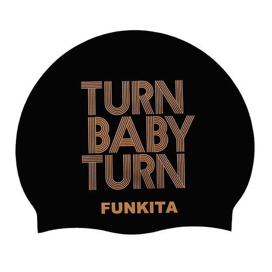 Funkita Badmössa - Turn Baby Turn - Svart m. Text