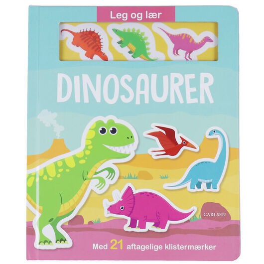 Forlaget Carlsen Dekalbok - Lek och lär - Dinosaurier - Dan