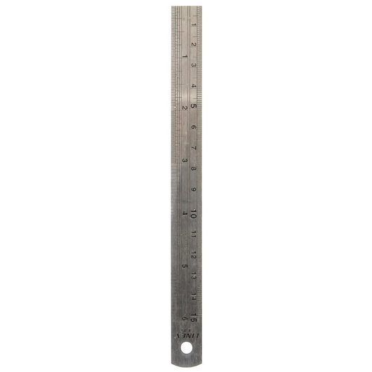 Linex Linjal - 15 cm - Stål