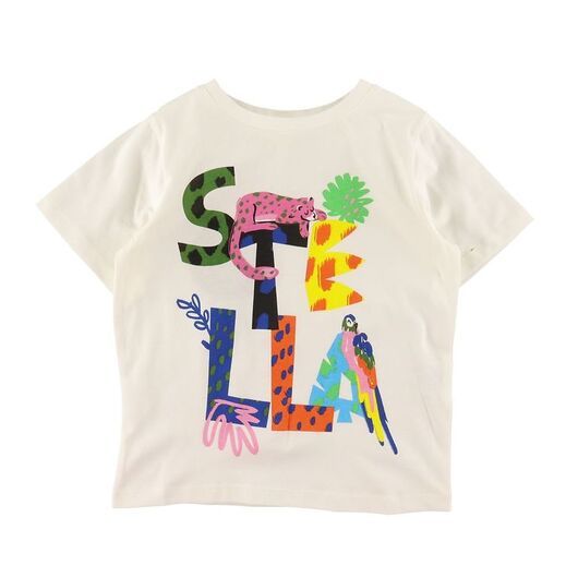 Stella McCartney Kids T-shirt - Vit m. Tryck