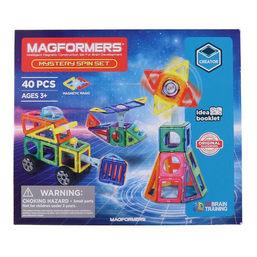 Magformers Magnetset - 40 Delar - Mystery Spin