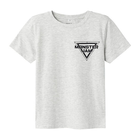 Name It T-shirt - NkmFajr Monster Jam - Light Grey Melange