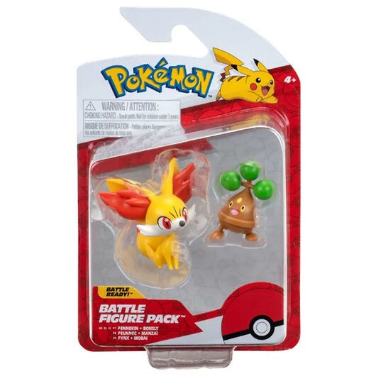 Pokémon Figurer - 2-pack - Battle Figure - Fennekin/Bonsly