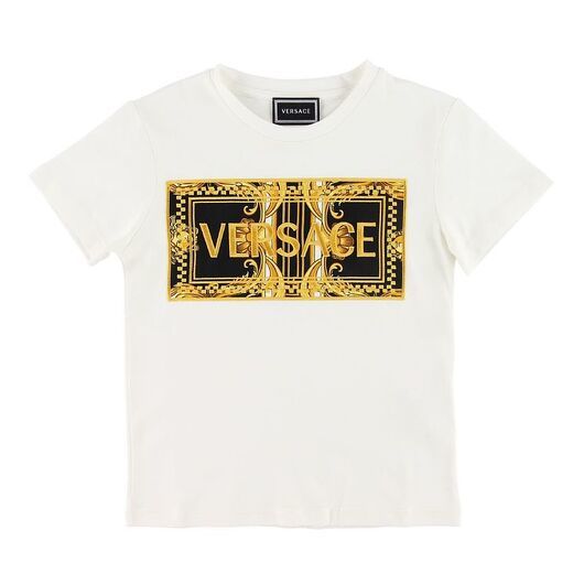 Versace T-shirt - Vit m. Logo