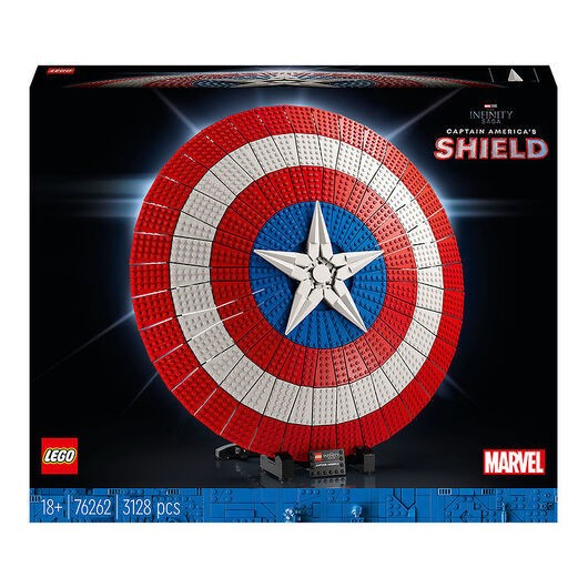 LEGOÂ® Marvel - Captain Americas sköld 76262 - 3128 Delar