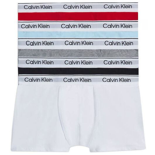 Calvin Klein Boxershorts - 5-pack - Svart/Grå/Vit/Röd/Ljusblå