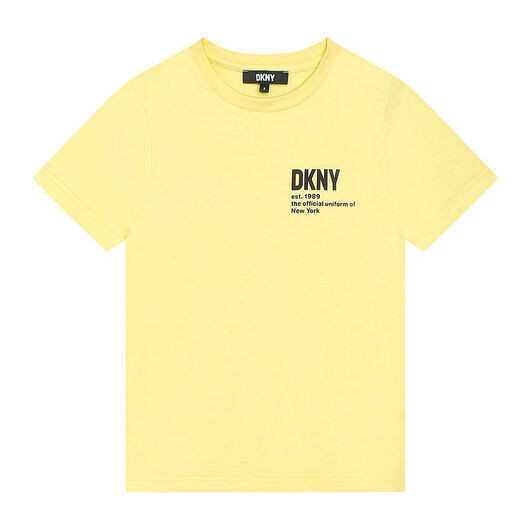 DKNY T-shirt - Straw Yellow m. Svart