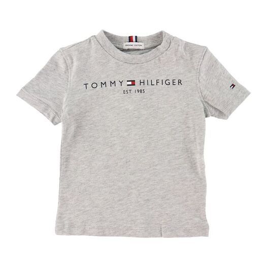 Tommy Hilfiger T-shirt - Essential - Organic - Gråmelerad