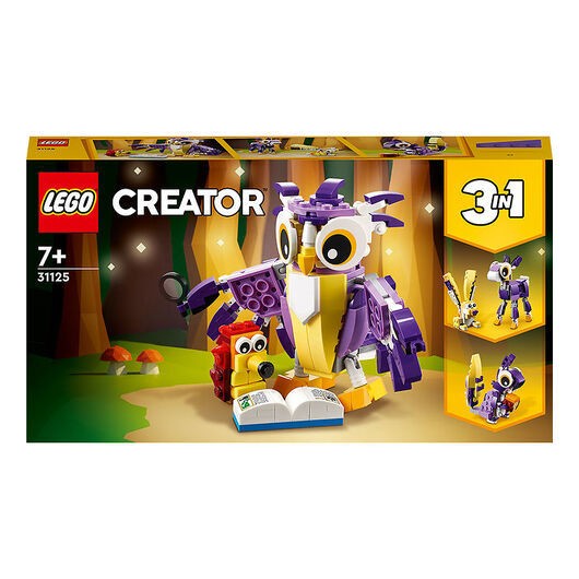 LEGOÂ® Creator - Fantasiskogsvarelser 31125 - 3-I-1 - 175 Delar