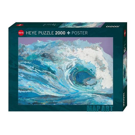 Heye Puzzle Pussel - 2000 Bitar - Map Wave