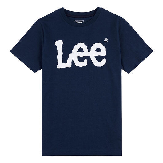 Lee T-shirt - vinglig grafik - Marinblå Blazer