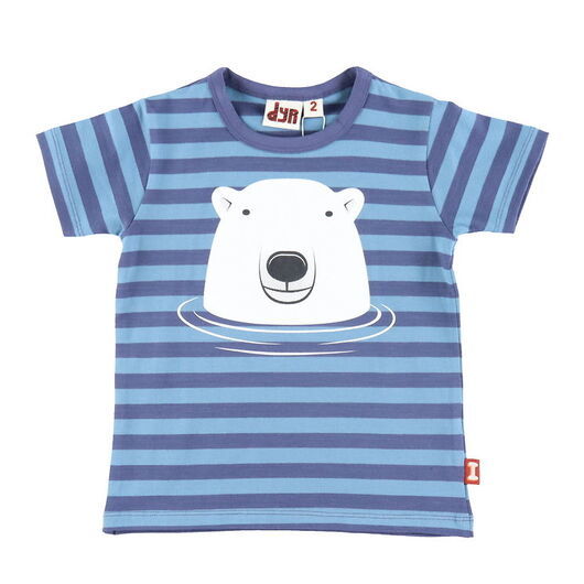 DYR T-shirt - Dyrgrowl - Grey Marin isbjörn