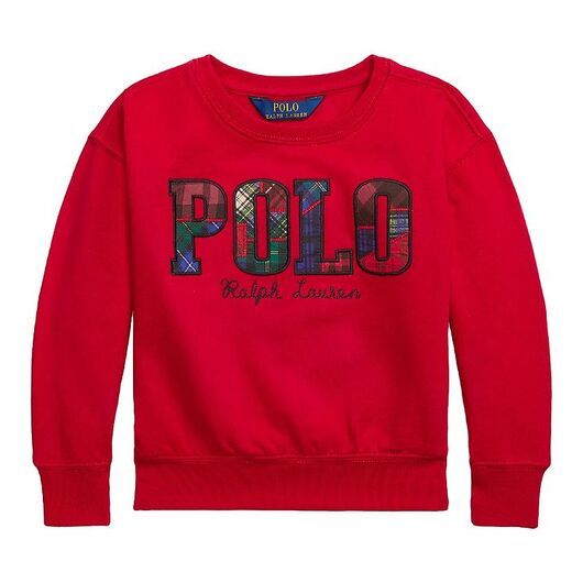 Polo Ralph Lauren Sweatshirt - Holiday Röd m. Polo