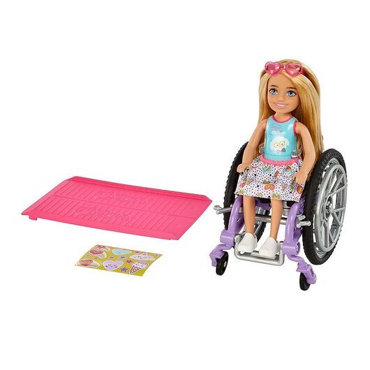 Barbie Docka - Chelsea Lillasyster I Rullstol