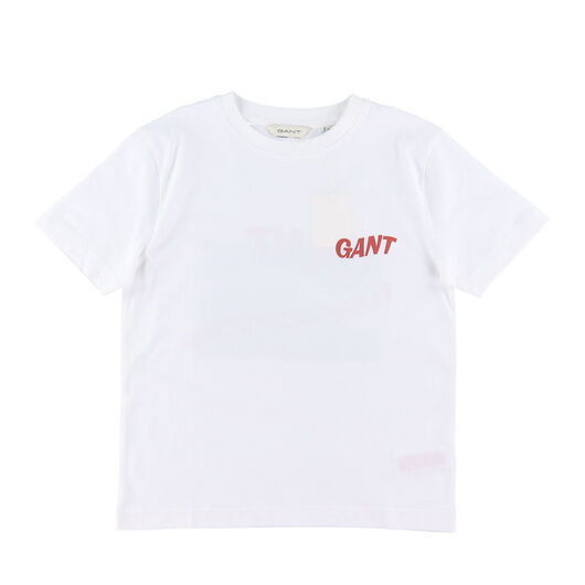 GANT T-shirt - Surf Academy - Vit