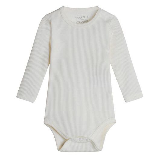 Hust and Claire Body l/ä - Berry - Rib - Ull - Off White