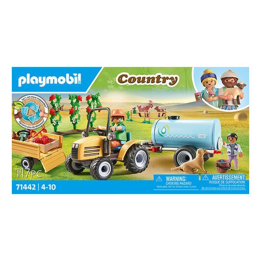 Playmobil Country - Traktor med släp och vattentank - 71442 - 1