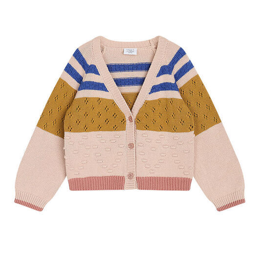 Hust and Claire Cardigan - Stickad - Camma - Peach Dust