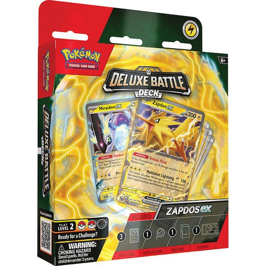 Pokémon Samlarkort - Deluxe Battle Deck - Zapdos ex
