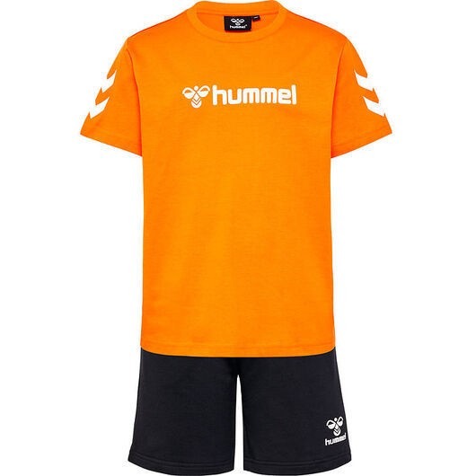 Hummel Shorts/T-shirt - hmlNovet - Persimmon Orange