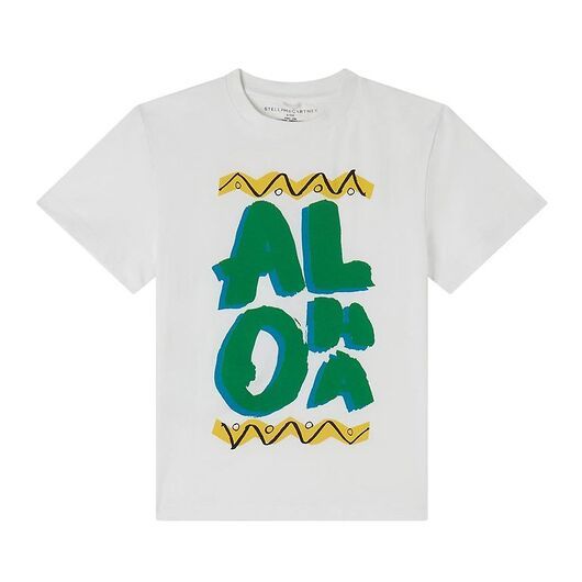 Stella McCartney Kids T-shirt - Vit/Grön m. Tryck