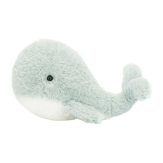 Jellycat Gosedjur - 13 cm - Wavelly Whale Grey