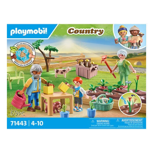 Playmobil Country - Idyllisk köksträdgård med morföräldrar - 714