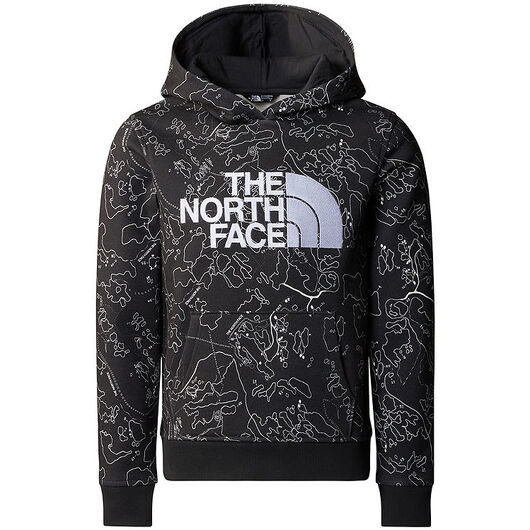 The North Face Hoodie - Topp Tryck - Asfalt Grey Bouldering